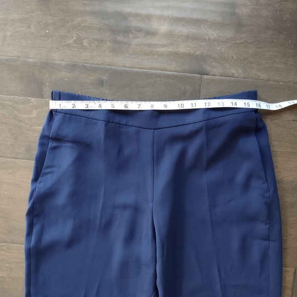 J. Crew Factory Jamie Pant Tapered Leg Pull-On Navy Blue - Picture 12 of 15